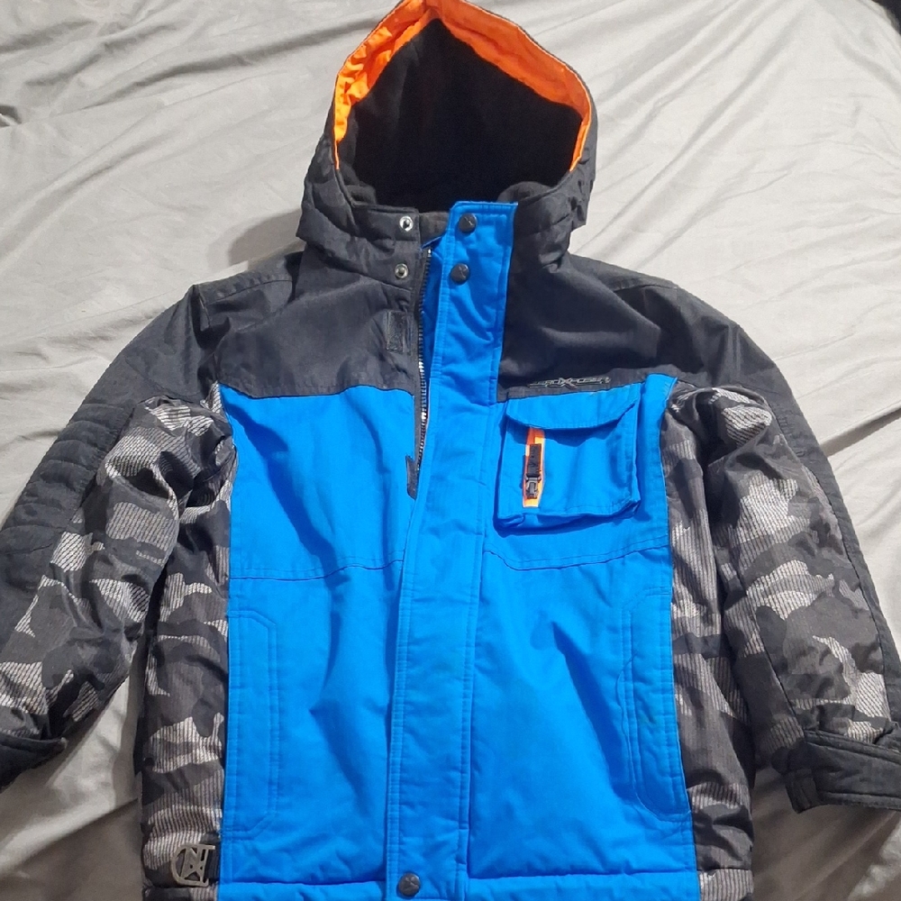 ZeroXposur Kids Jacket with Black and Orange Accents